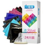 【避孕润滑】激情六合一24只装名流501024